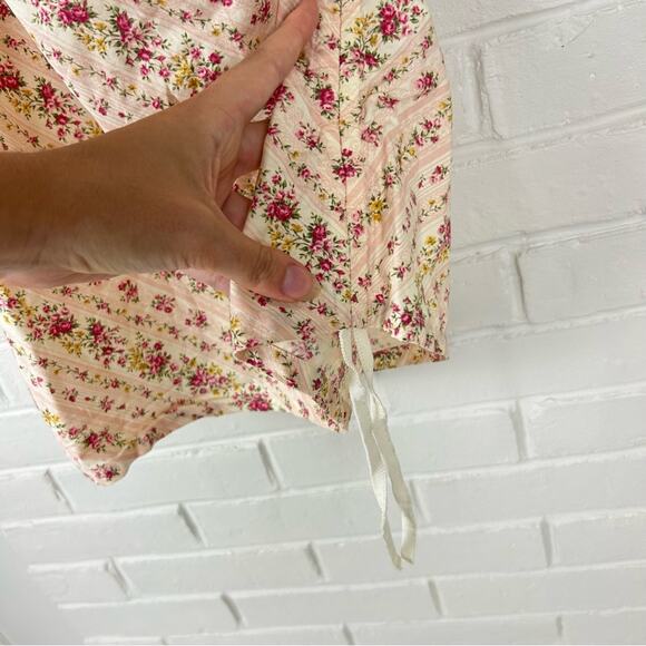 Petersyn Abigail One Shoulder Floral Print Cotton Top Size XS - Picture 13 of 14